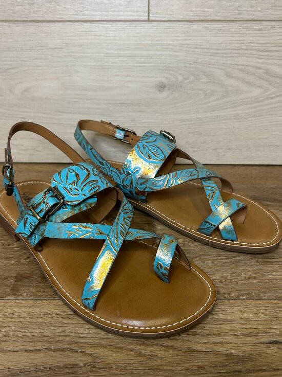 Patricia Nash Shoes - Patricia Nash Fidella Turquoise Sandals 8.5
